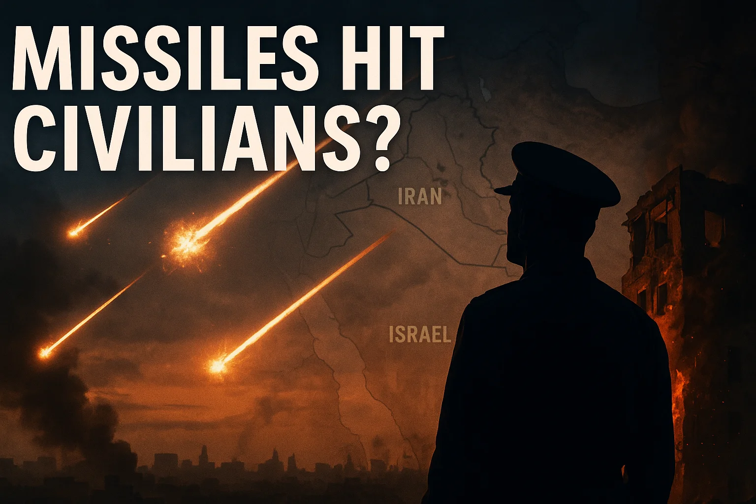 Israeli and Iranian missiles leave multiple civilian zones in devastation, sparking global alarm.