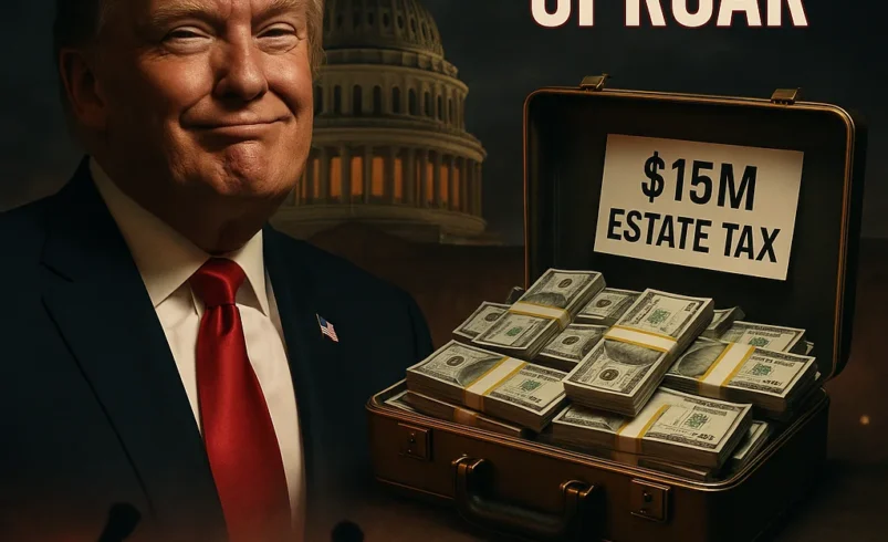 Trump-Backed Tax Bill Clears U.S. House: Estate Tax Exemption Rise to $15M Fuels Nationwide Debate